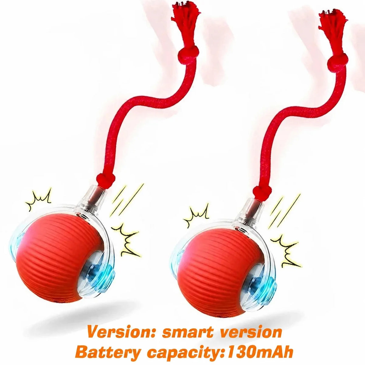 Interactive Rolling Ball Toy for Cats & Dogs - Automatic Chase & Play