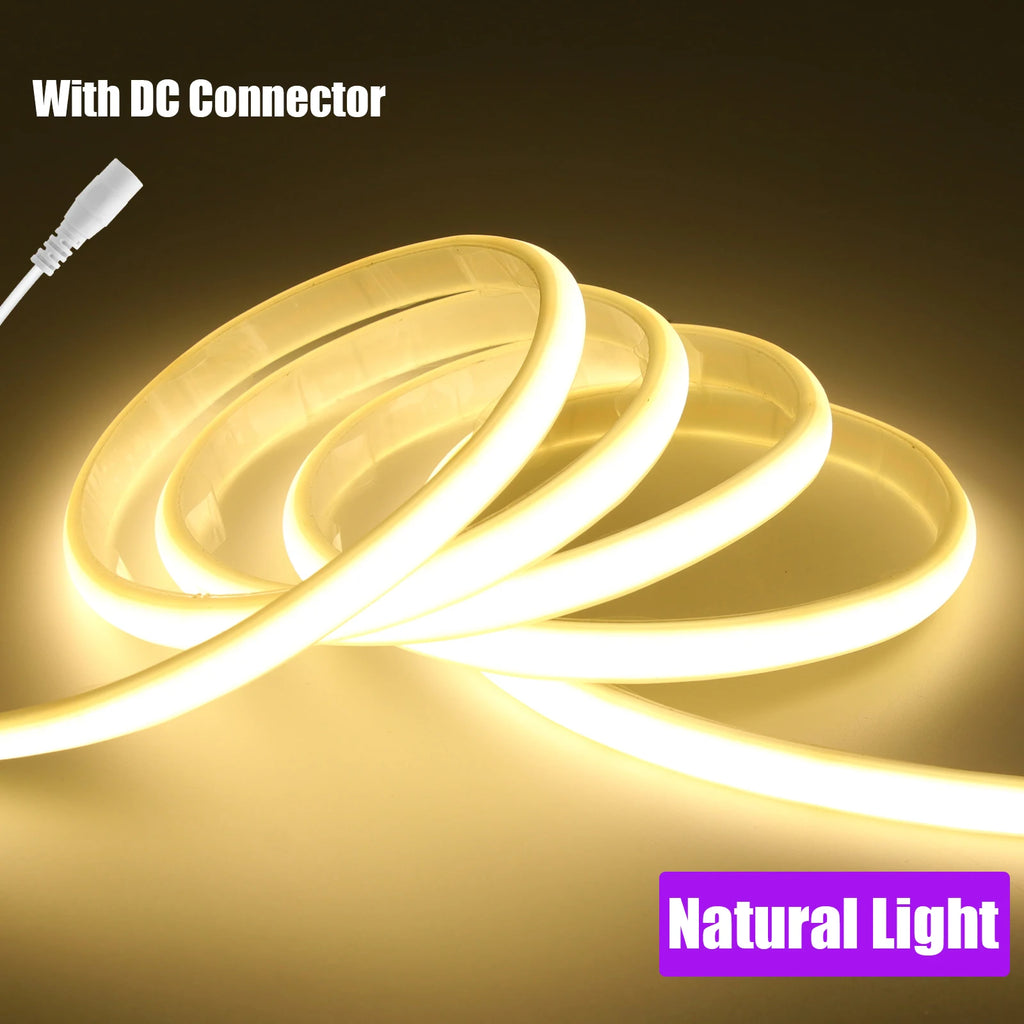 COB LED Strip Light – Flexible Dimmable Ambient Lighting for Home, Bedroom & Outdoor