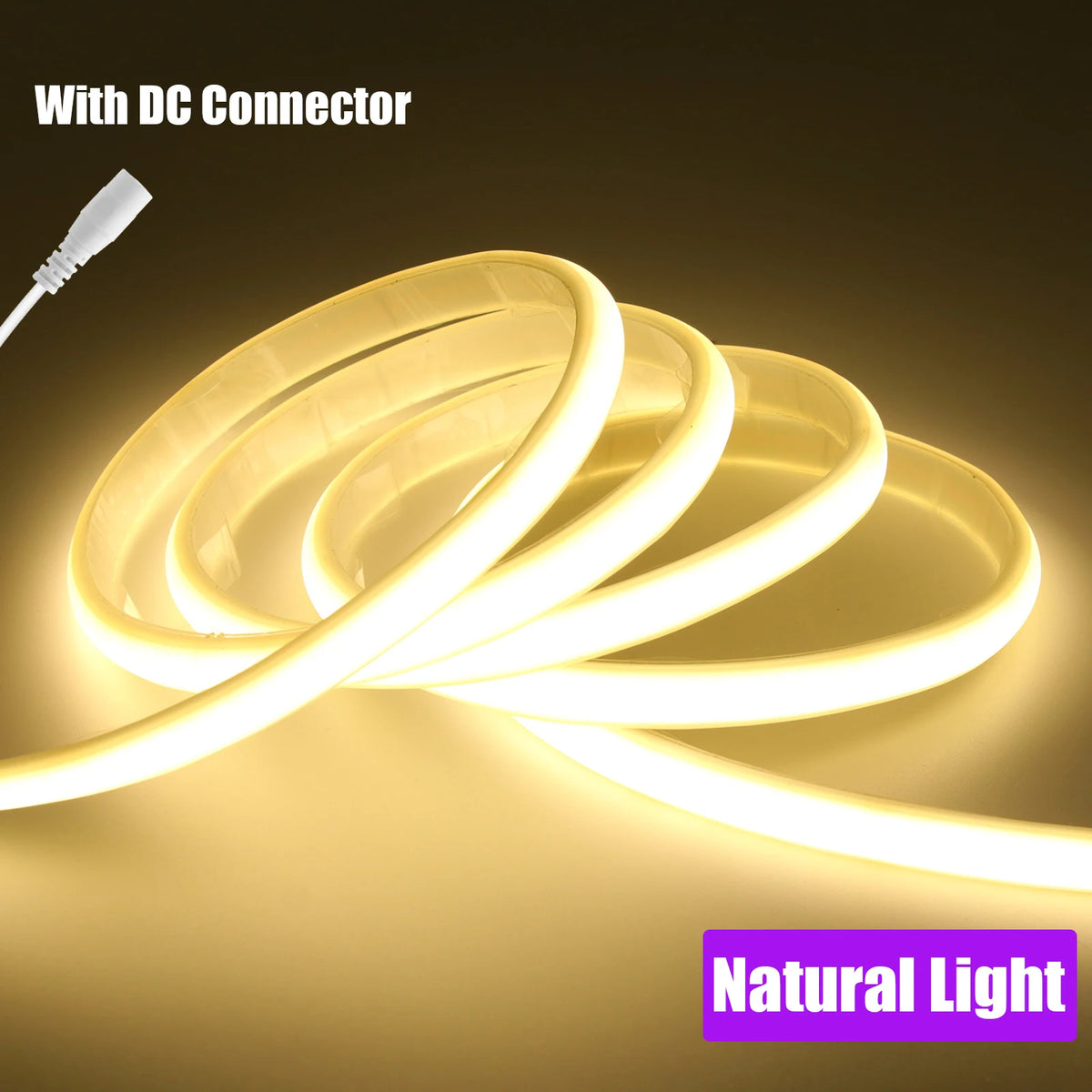 COB LED Strip Light – Flexible Dimmable Ambient Lighting for Home, Bedroom & Outdoor
