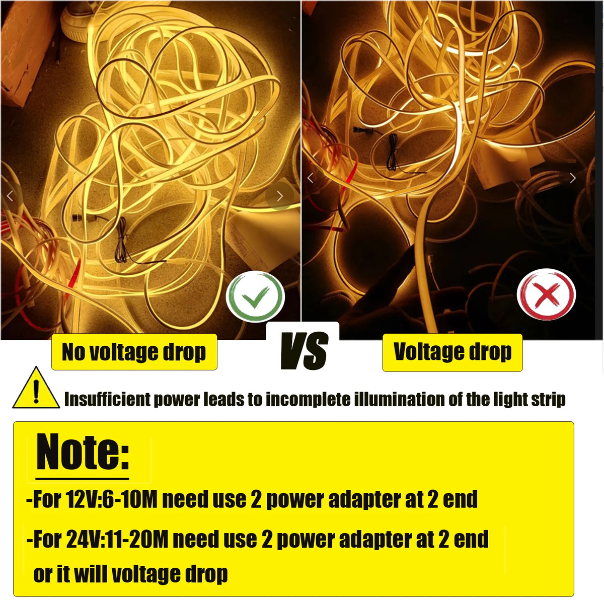 COB LED Strip Light – Flexible Dimmable Ambient Lighting for Home, Bedroom & Outdoor